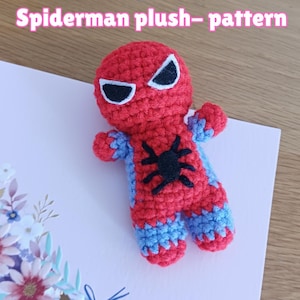 Crochet Spider-man Pattern (Mini plush)