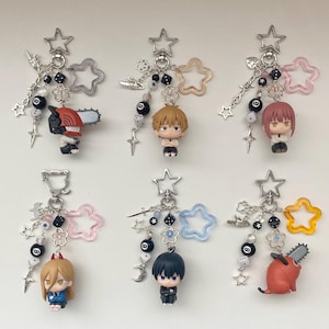 Chainsaw Man Figurine Keychains