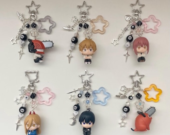 Chainsaw Man Figurine Keychains