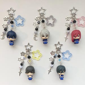 Blue Lock Figurine Keychains