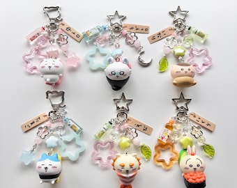 Chiikawa Sushi Keychains