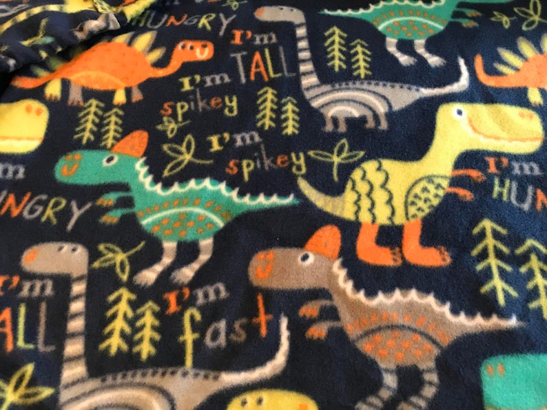 Crib Sheet Fitted Fleece Toddler Boy Dinosaurs Etsy