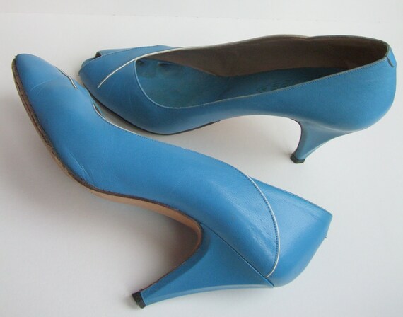cobalt blue high heels uk