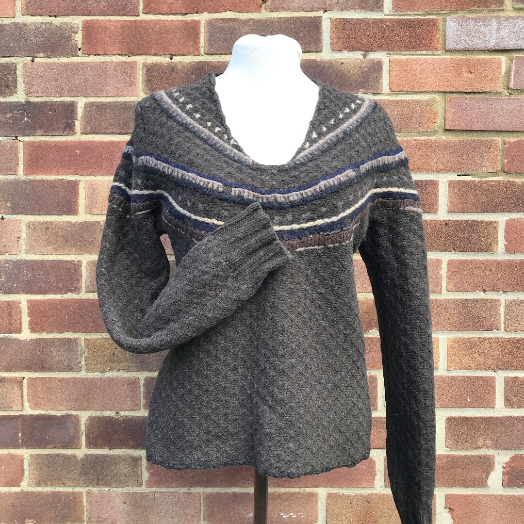 DRIES VAN NOTEN EARLY 1990s 'blanket' jacket