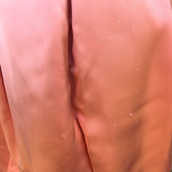 1980s Vintage peach dress - Peach 80s Prom Dress … - image 9