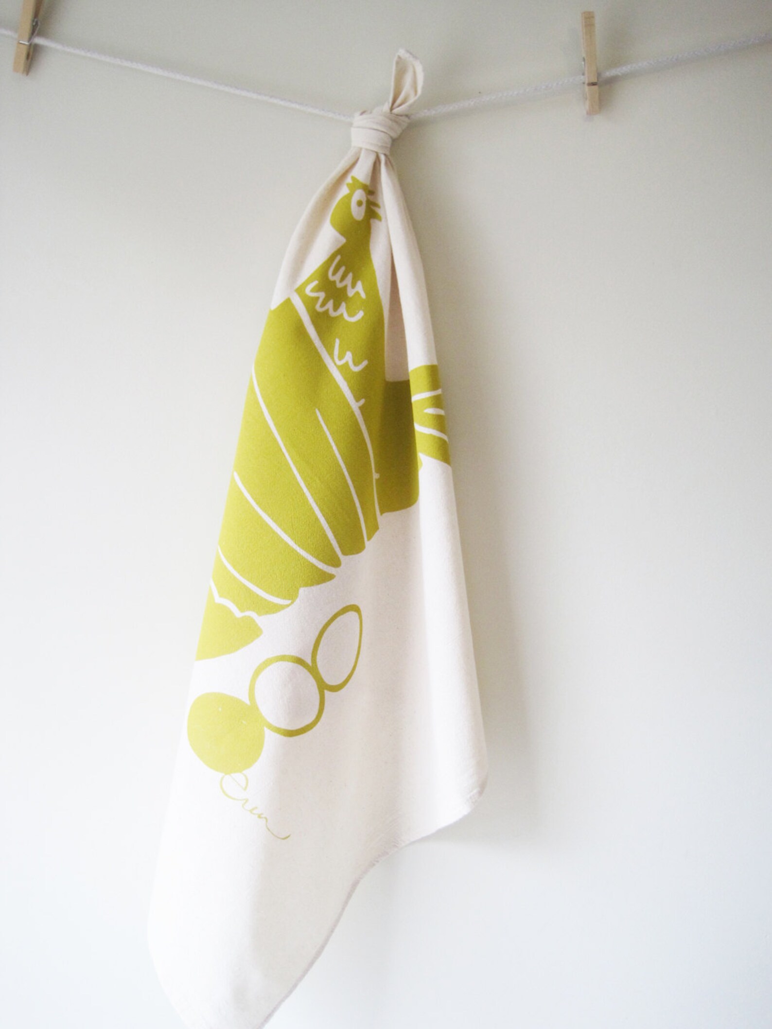 Tea Towel Hen in Golden Rod | Etsy