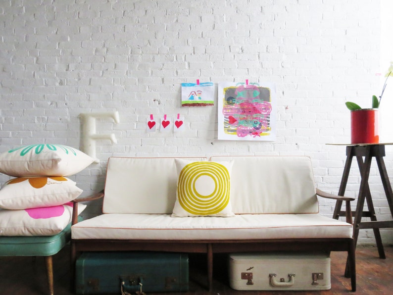 SUN 20in Pillow in Goldenrod yellow Etsy