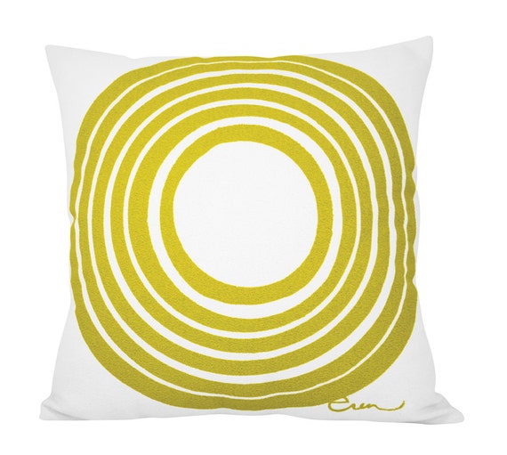 SUN 20in Pillow in Goldenrod yellow Etsy