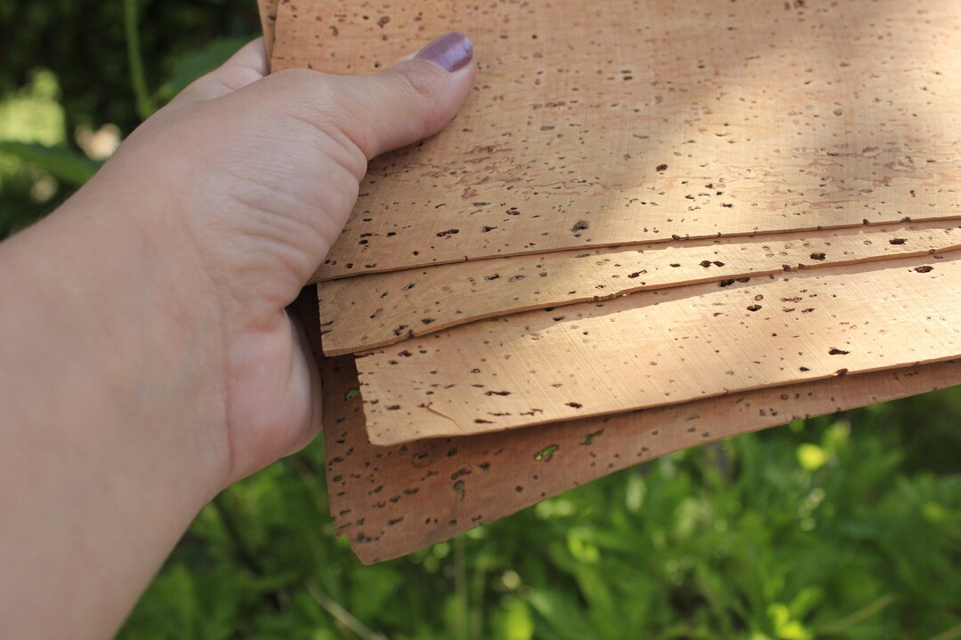 Natural Cork Bark Sheets Pack W/ Exclusive Unique Texture. Organic, Eco
