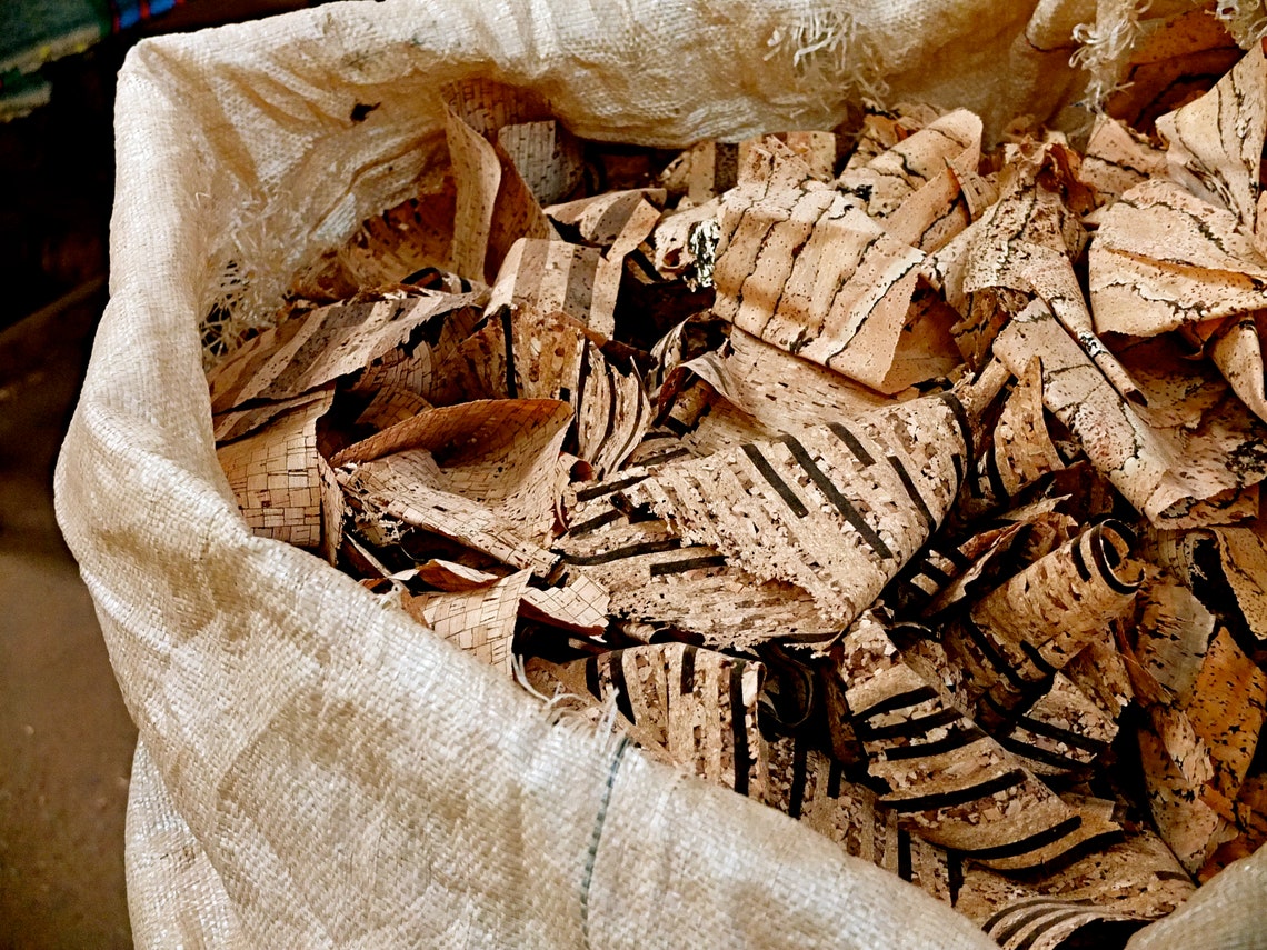 Cork fabric by the yard/meter cork leather Handcrafted in Etsy