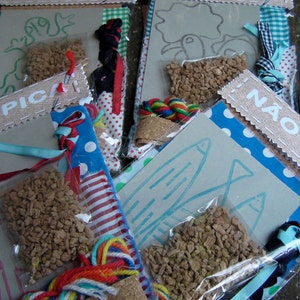 Carte de kits avec animaux portugais, bricolage cadeaux créatifs originaux pour les enfants, des kits de scrapbooking, sardines, âne, coq du Portugal