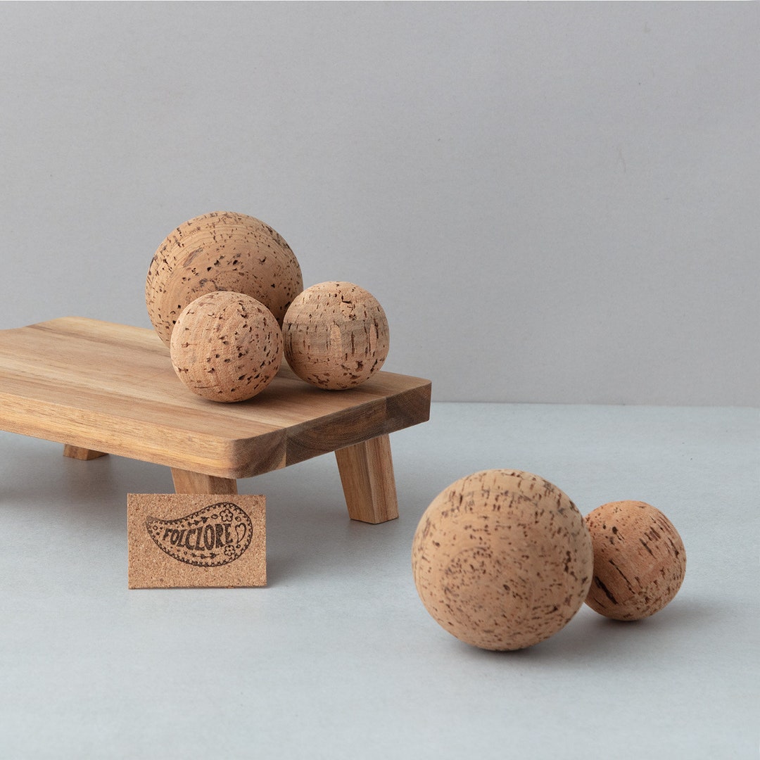 Portuguese Cork Ball Stopper for Decanters, Carafes & Bottles, Cork