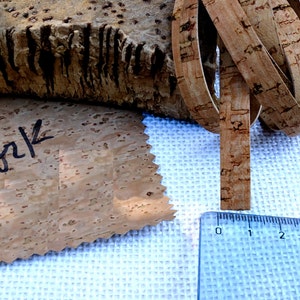 Natural Cork Strap 1cm Wide (3/8
