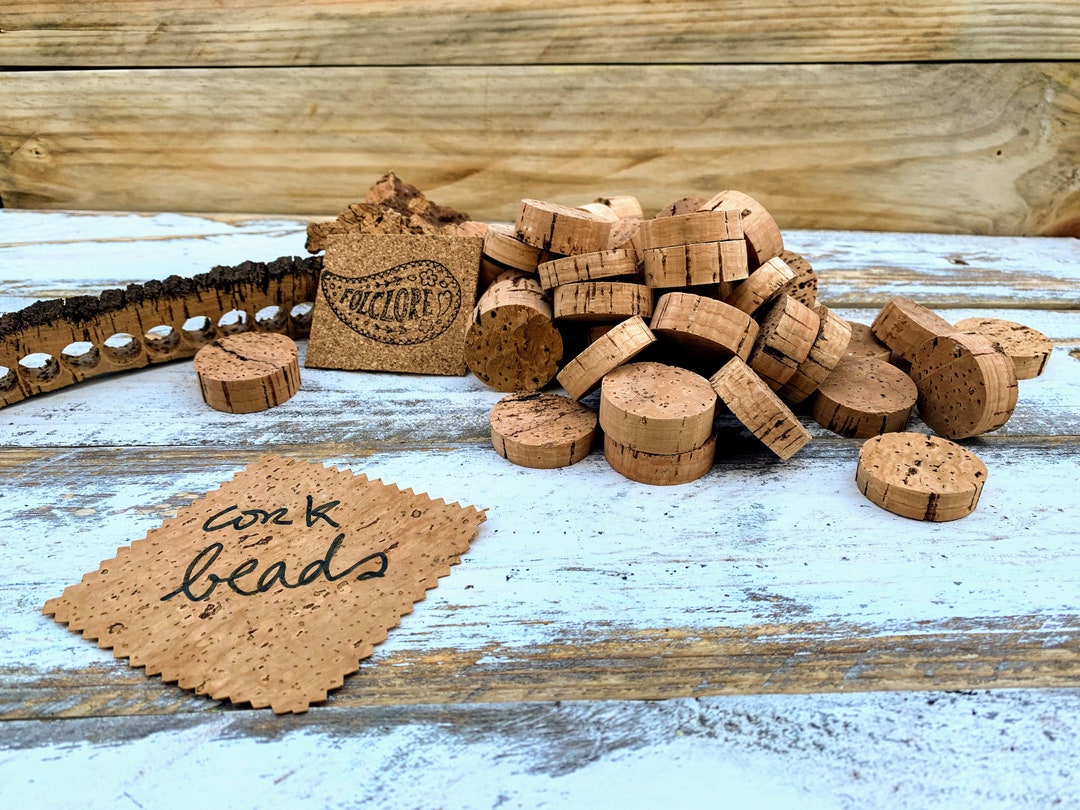 Original Cork Slices, Cork Discs, Sustainable Craft Supplies for DIY