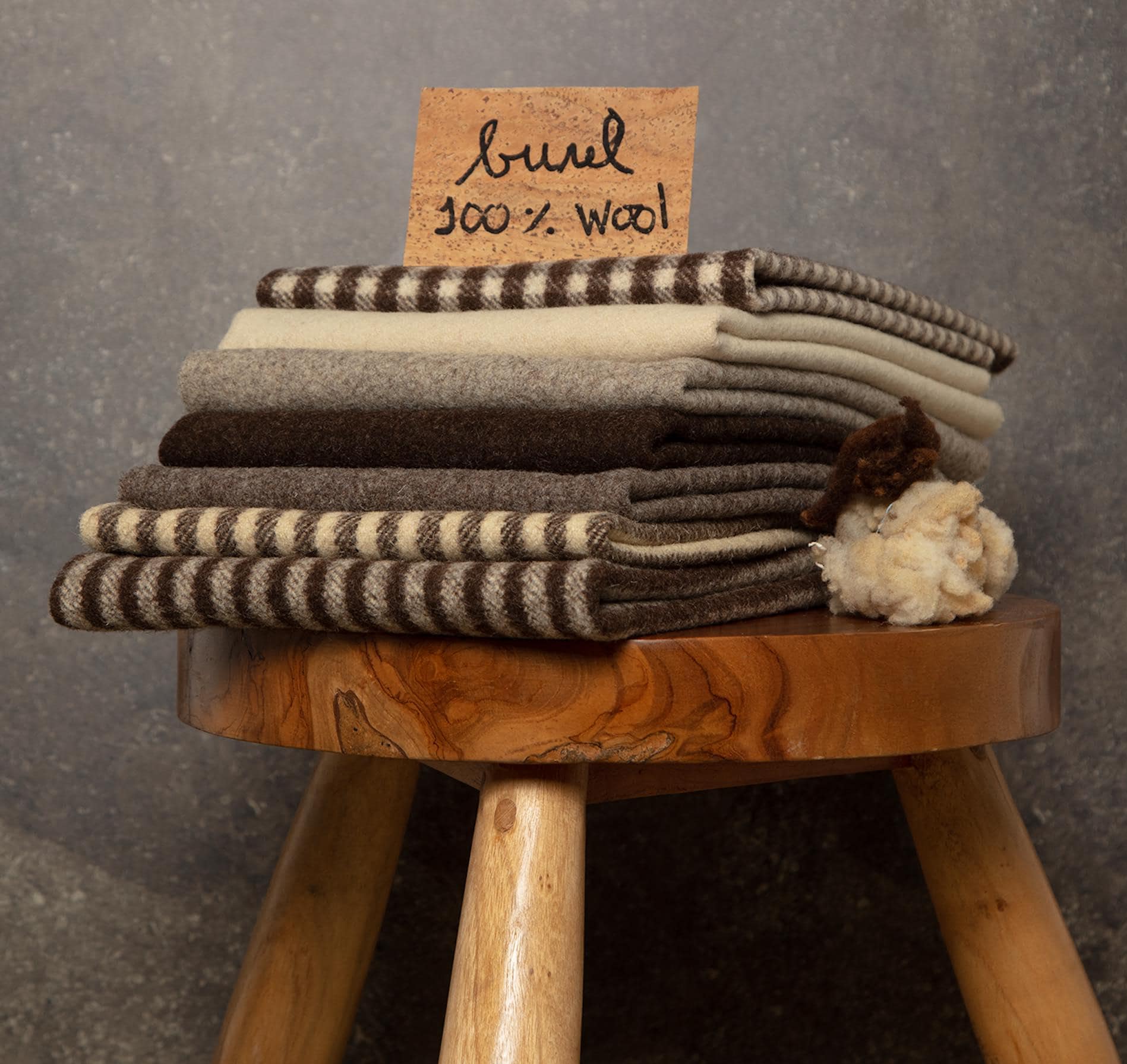 Burel, Full Wool by the Meter, Felted Wool Craft Fabric Made in ...