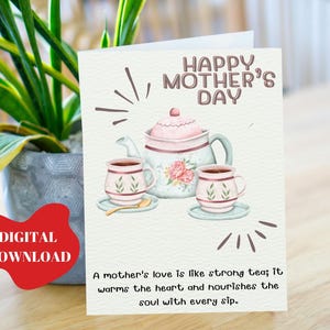 Tarjeta del Día de la Madre, Tarjeta Divertida para Madres, Tarjeta Digital del Día de la Madre, Tarjeta de Felicitación del Día de la Madre, Regalo con Significado, Tarjeta con Mensaje Personalizado