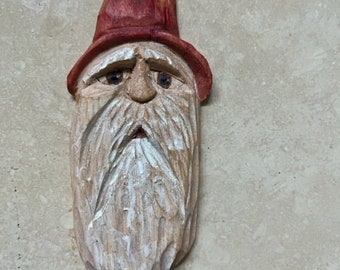 Old World St. Nicholas handcarved Christmas ornament