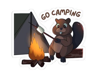 Coping Critters™, Go Camping - Kiss-Cut Stickers