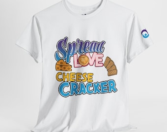 Spread the Love™ Unisex Heavy Cotton Tee - Funny T-Shirt, Gift for Foodies, Casual Wear, Comfort Clothing, Snack Lovers Tee