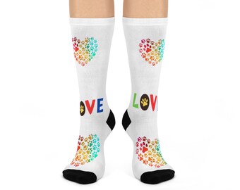 Kleurrijke sokken huisdierliefhebber, dierenprints, cadeau voor honden kattenliefhebbers, gezellige huissokken, schattige huisdieraccessoires, leuk cadeau-idee