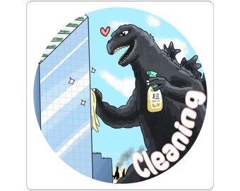 Coping Critters™, Cleaning - Kiss-Cut Stickers