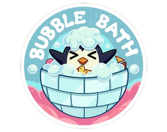 Coping Critters™, Bubble Bath - Kiss-Cut Stickers
