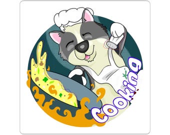 Coping Critters™, Cooking - Kiss-Cut Stickers