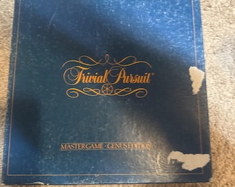 VINTAGE-1981 Trivial Pursuit Master Game - Genus Edition