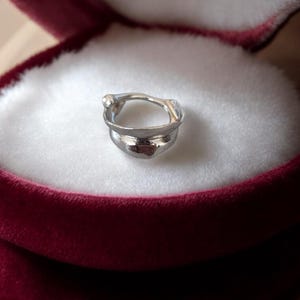 Silver Adjustable Ring, Minimalist Silver Ring,925 Silver Jewelry,Dainty Silver Ring, Open Band Ring, Everyday Silver Ring,Silver Ring, Gift