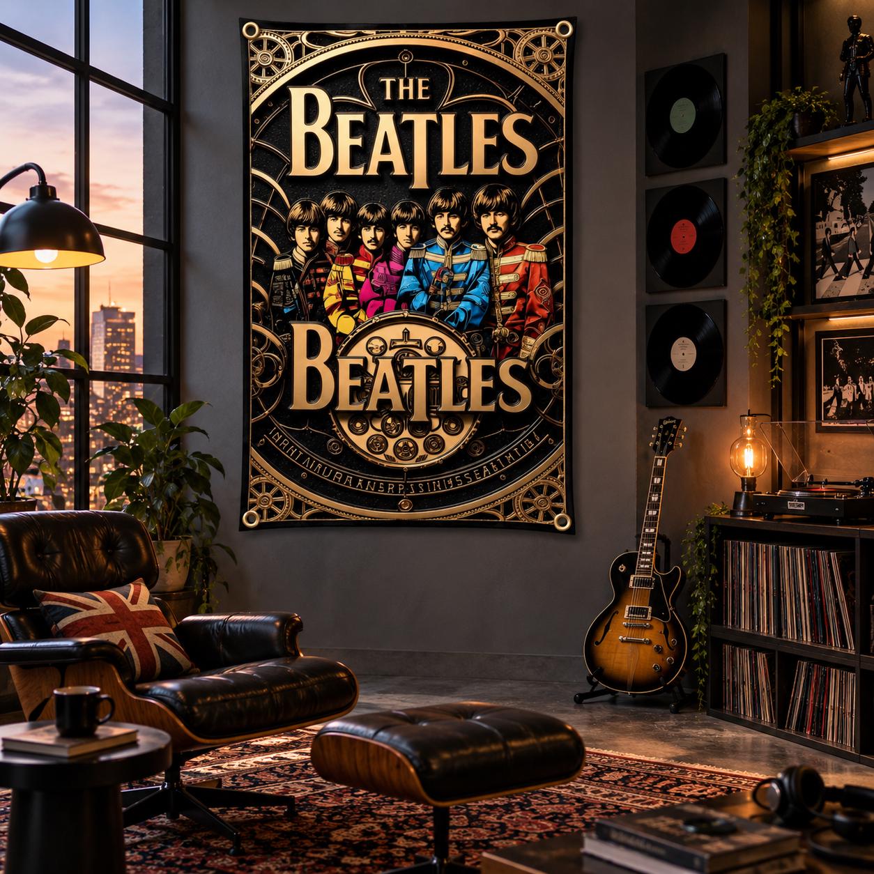 The Beatles Tapestry - Etsy