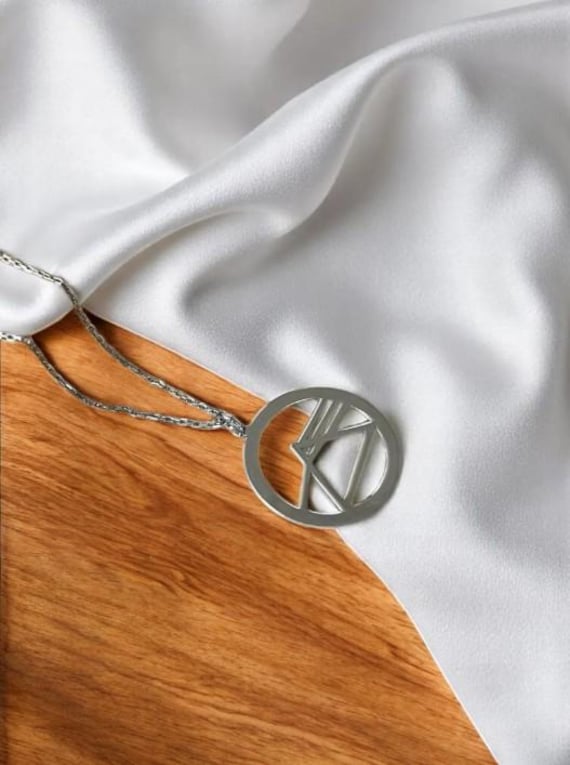 Psychedelic Necklace, Prism Jewelry, Vintage Rock Style, Cosmic