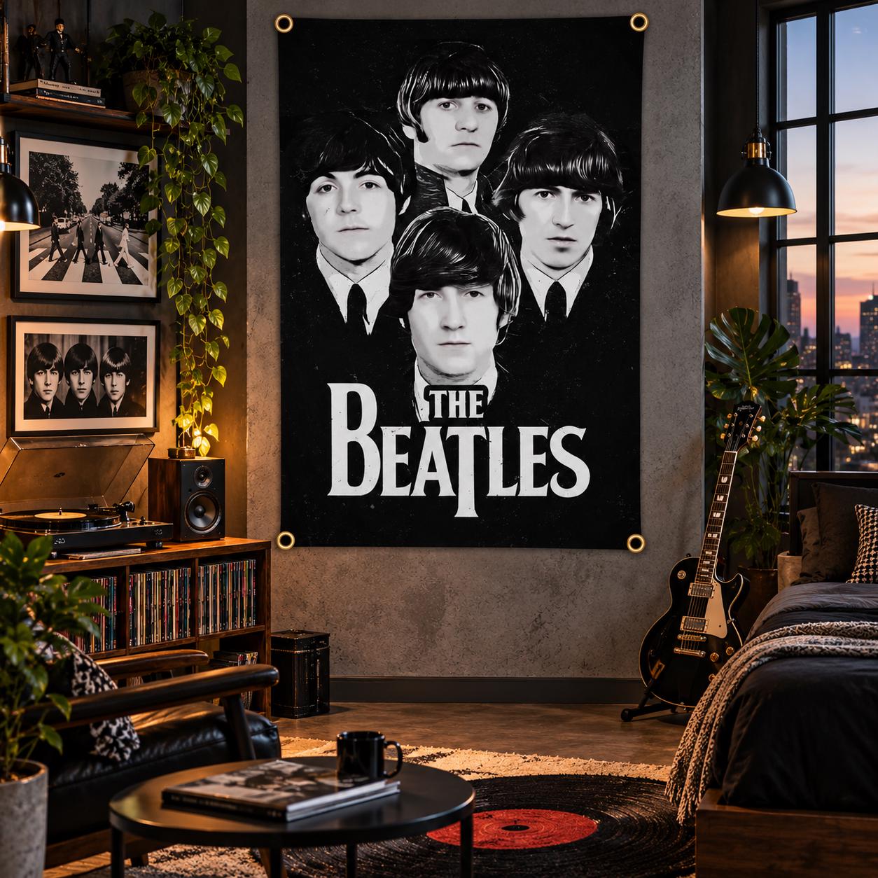 The Beatles Tapestry - Etsy