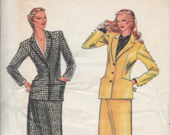 Butterick 6975 Misses' Jacket & Skirt