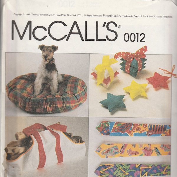 McCall's 0012  Ten Great Gifts to Sew and Give