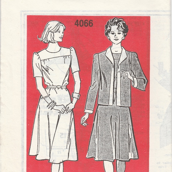 Mail Order Pattern 4066 Misses Dress with Jacket