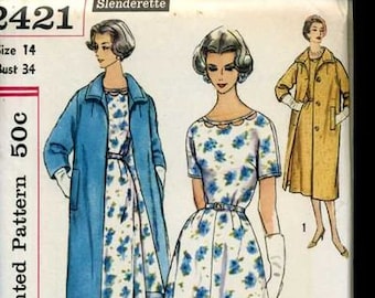 Simplicity 2421 1950's Dress