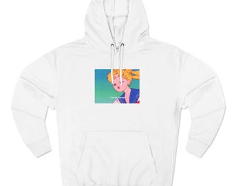 Kawaii Sailor Moon 'Stoned' Meme Fleece Hoodie - Anime Gåva