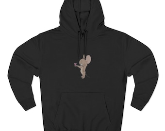 Jerry Mouse Fleece Hoodie: Rolig Anime Hoodie, Present till Honom/Henne