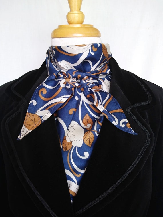 Vintage 1970s Dickey Dickie Scarf Cravat Homemade Lush Etsy