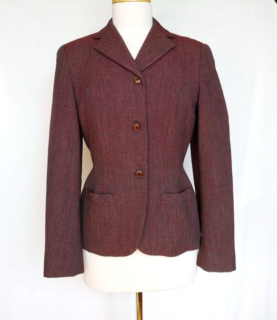 Vintage Late 1940s Early 1950s Hebe Sports Wool J… - image 1