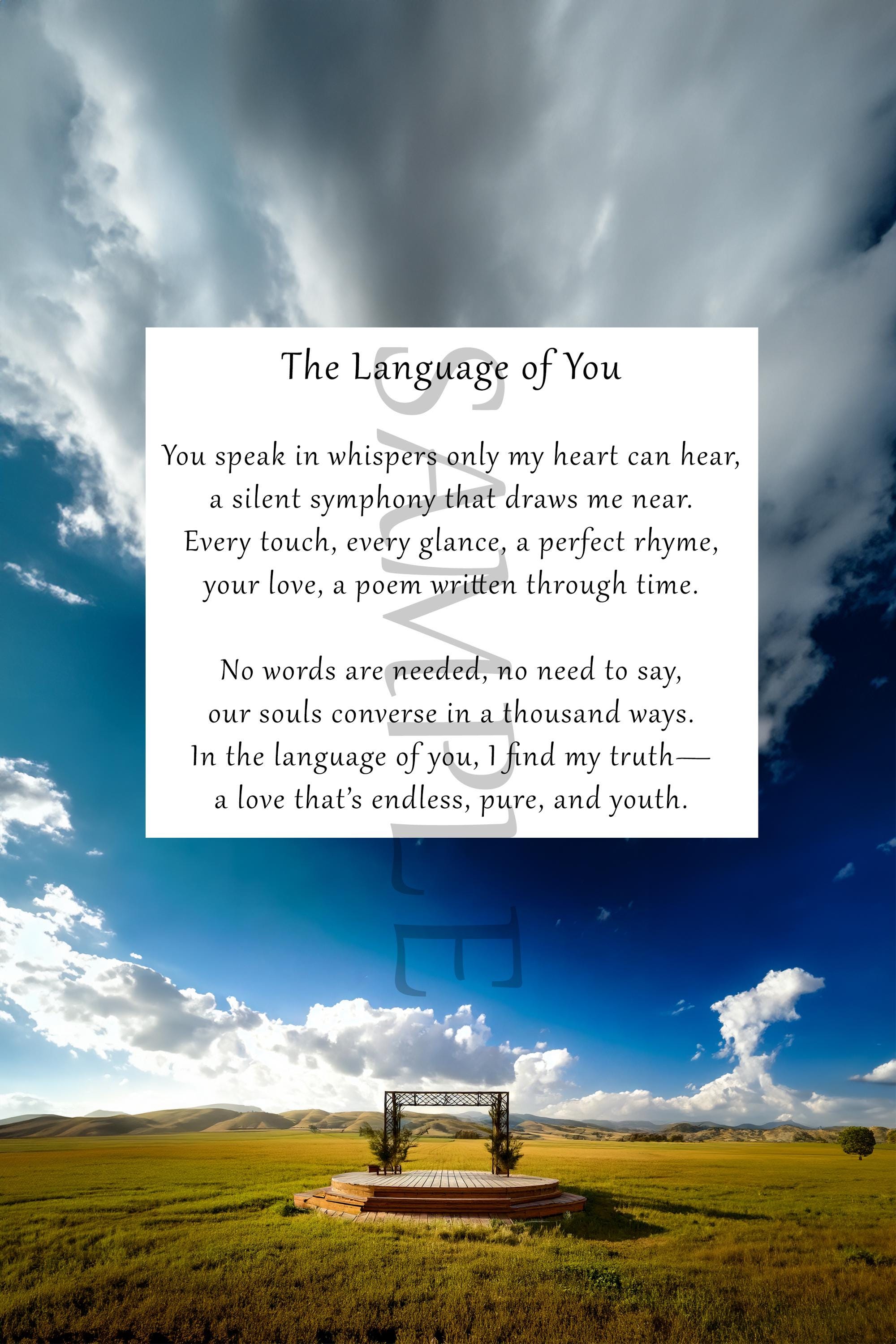 Love Poem: The Language of You