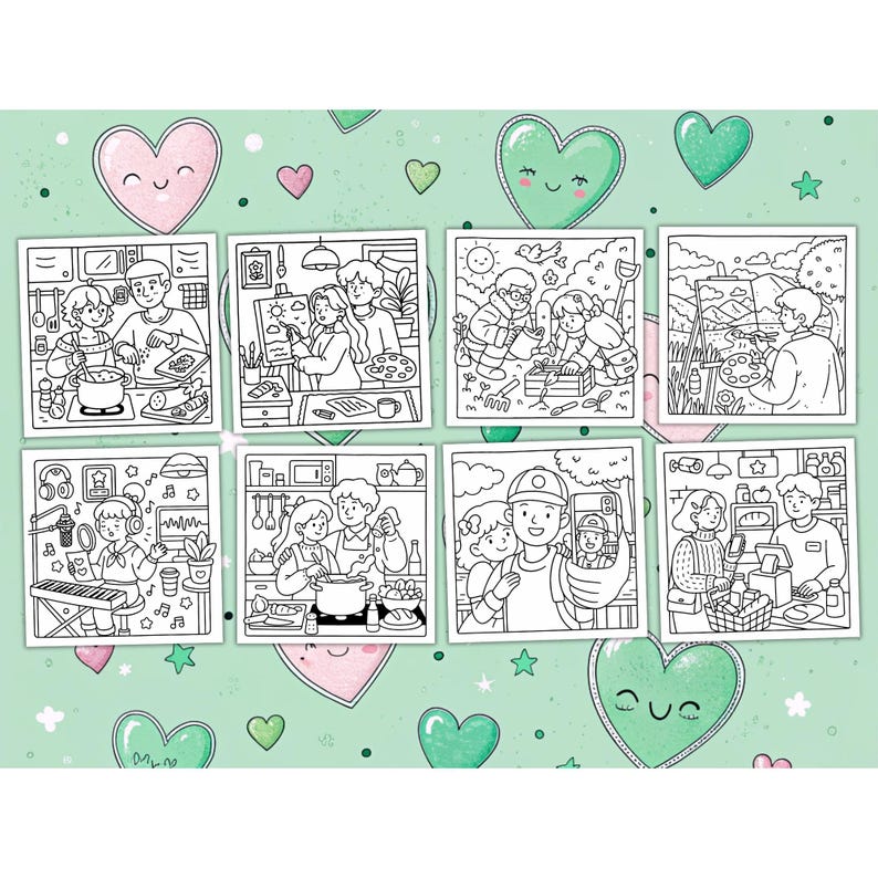 Cozy Moments Coloring Book, Coco Wyo Style (PDF + PNG) - Etsy Australia