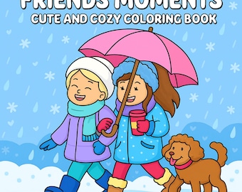 Coco Wyo Friends Coloring Book: 38 Cozy Scenes (PDF & PNG)
