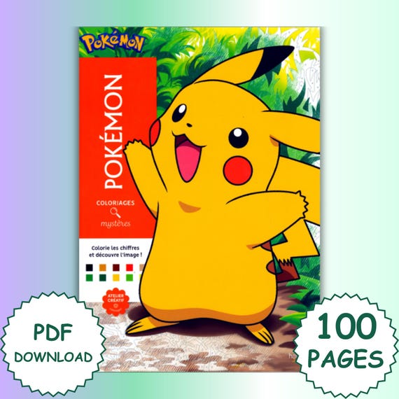 Pokémon | Good Quality | Coloriage | Disney Coloring Book | PDF Coloring | Color by Number | Adult Coloring Books | Book Colored
