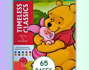 Mystery Coloring Timeless Classics | Coloriage | Disney Coloring Book | PDF Coloring | Color by Number | Adult Coloring Books | Best Quality