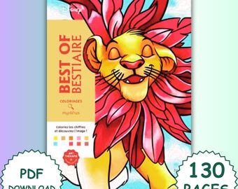 Best of Bestiaire | Coloriage | Disney Coloring Book | Pdf Coloring | Color by Number | Adult Coloring Books | Book Colored