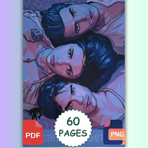 Mystery Coloring By Number Vampires Diaries Coloring Pages PDF+PNG Mysterious Coloring By Number Vampires Chronicles, Best Quality, Vol Ruso
