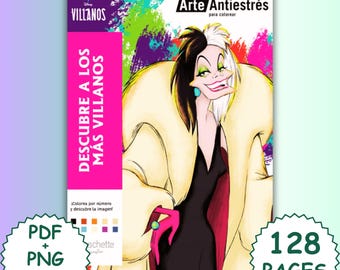 Discover the most villainous | Coloriage | Disney Coloring Book | Pdf Coloring | Color by Number | Adult Coloring Books | Book Colored