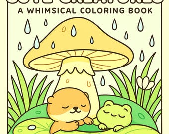 Creatures Coloring Book – Coco Wyo Animal Art (PDF Printable)