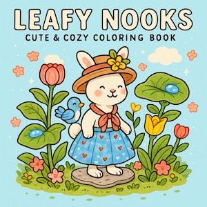 Garden Corners Coloring Book: 42 Relaxing Pages (PDF & PNG)